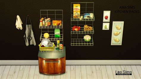 Leo Sims • Kitchen Racks Cabinet With Racks Wall Racks All Kitchen