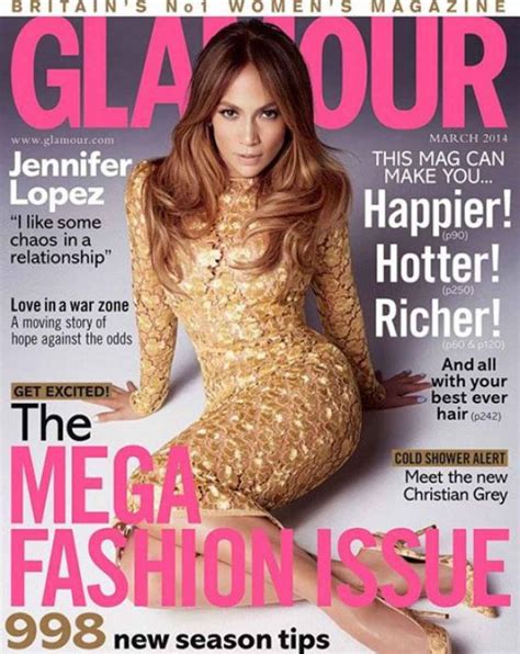 Jennifer Lopez GLAMOUR Magazine UK March 2015 Issue Celebsla Com
