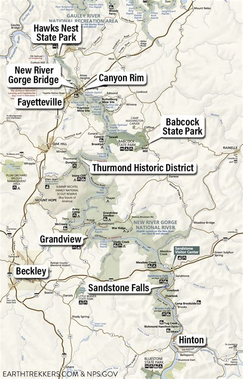 New River Gorge Nationwide Park Itinerary For 1 To Three Days