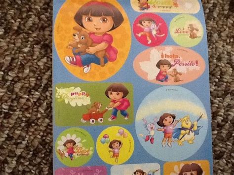 New Dora The Explorer Sticker Book With Over 210 Stickers Sticker