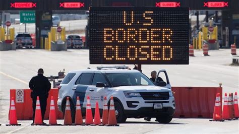 La Frontera De Estados Unidos Seguirá Cerrada Para Los Turistas Artículos