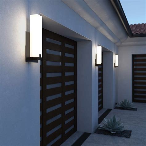 Cosmo Outdoor Led Wall Lightsmallbronze 4000k None In 2022