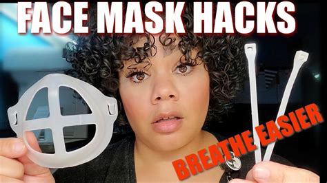 mask hacks face mask tips and tricks for makeup under a mask and how to breathe easier youtube