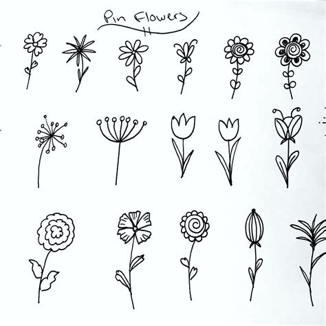 Learn To Draw Pin Flowers And Bouquets With Clayshare