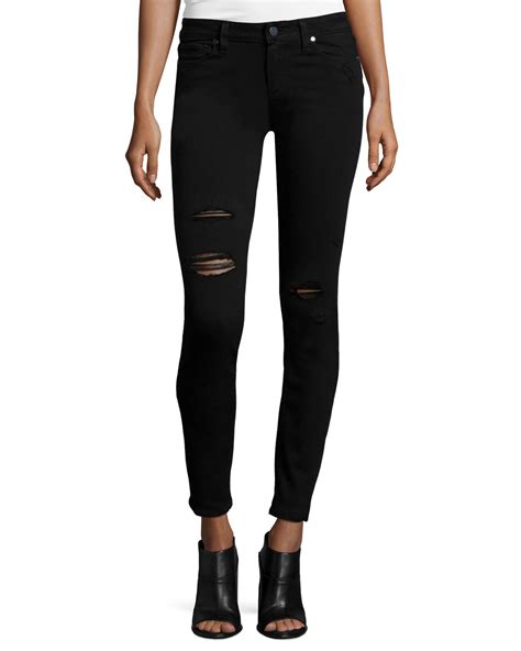 Paige Verdugo Ultra Skinny Jeans In Black Save 41 Lyst