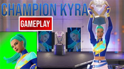 New Champion Kyra Skin Gameplay Fortnite Battle Royale Youtube