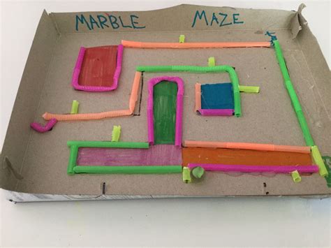 Marble Maze Marble Maze Maze Arts And Crafts