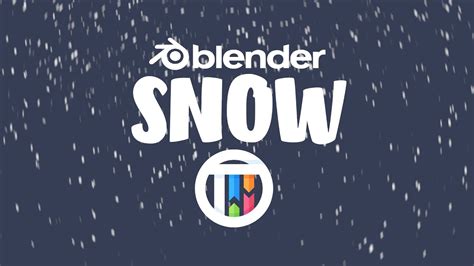 How To Create Realistic Snow Blender 28 Eevee Tutorial Learn 3d Now
