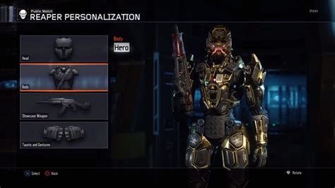 Black Ops 3 Hero Gear Reaper Specialist Youtube