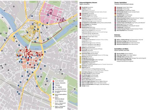 Dresden Tourist Attractions Map