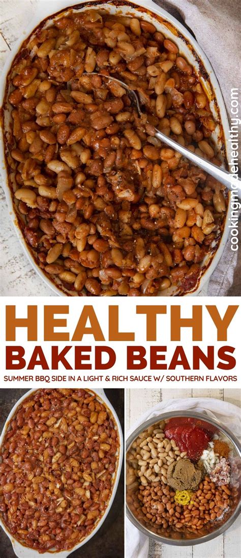 Most cooks learn how to make baked beans very early in their cooking career. Healthy Baked Beans Recipe (No Ketchup!) - Cooking Made ...