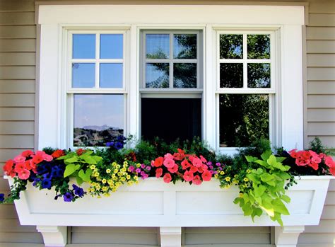 The large planter size comes with a shelf where bricks or sandbags can be added. How to Build a Window Box Planter