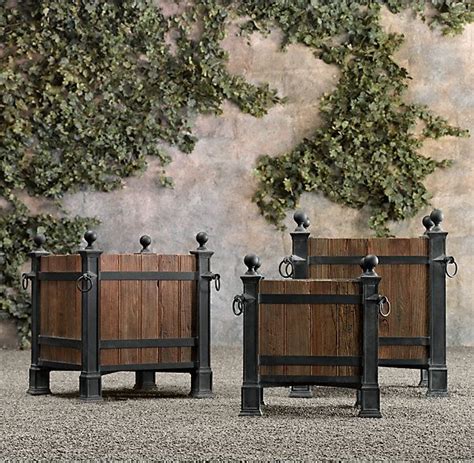Everyone knows what a traditional planter looks like, and that's great, if you're planting a traditional garden or planning on. Versailles Wood Panel Planters (With images) | Outdoor planters, French garden planter ...