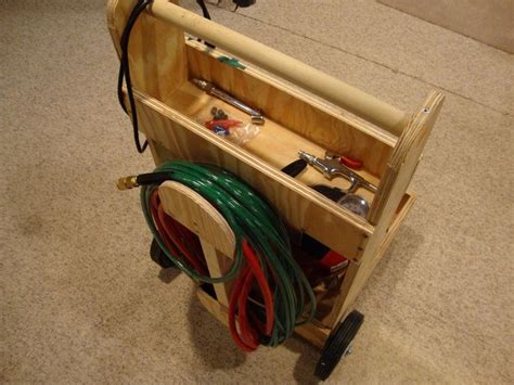 Air Compressor Cart By Walkeratl Woodworking