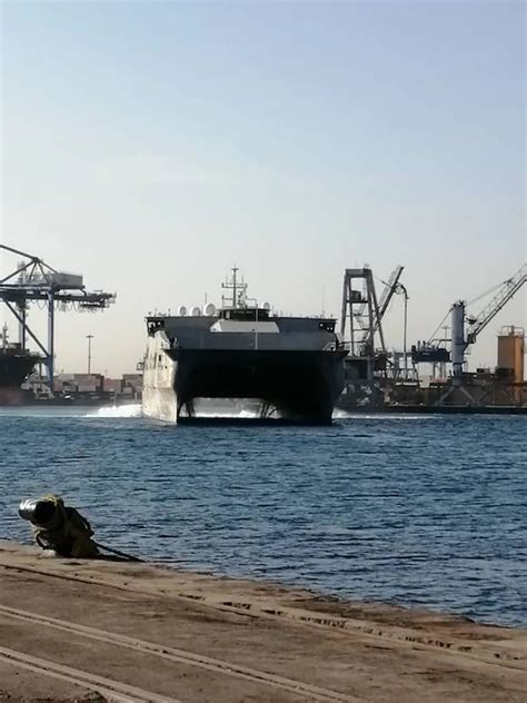 Us Navy Ship Docks At Port Sudan Eagle Online