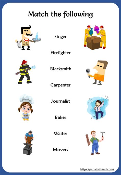 Printable People And Jobs Worksheets Your Home Teacher