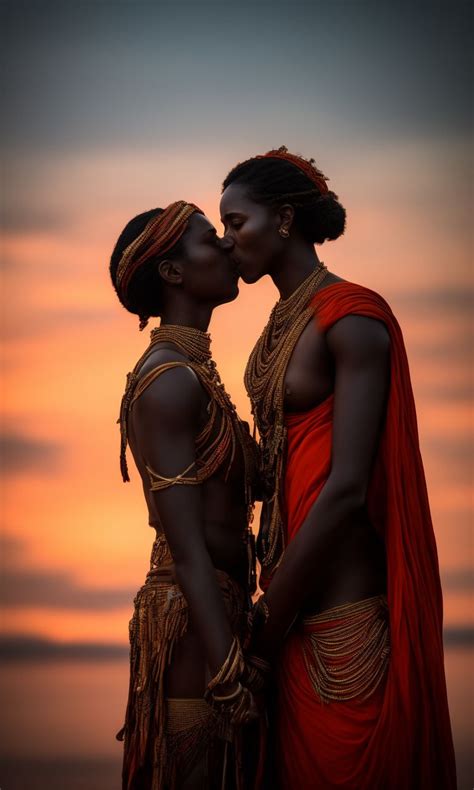 Lokkulokka In This Nft Style Image Two Nubian Queens Stand Close To Each Other Their Faces