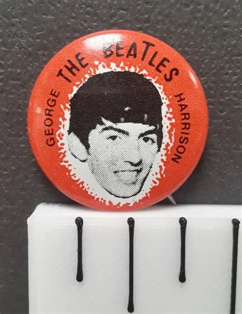 Beatles George Harrison 1964 78 Vintage Music Pin Back Button 699