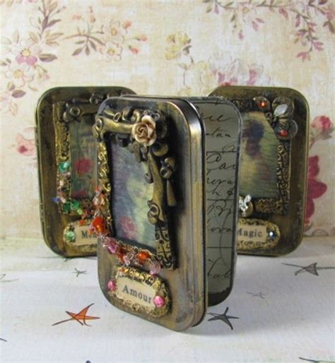 Altered Altoid Tin Projects Altered Altoid Tin Amour By