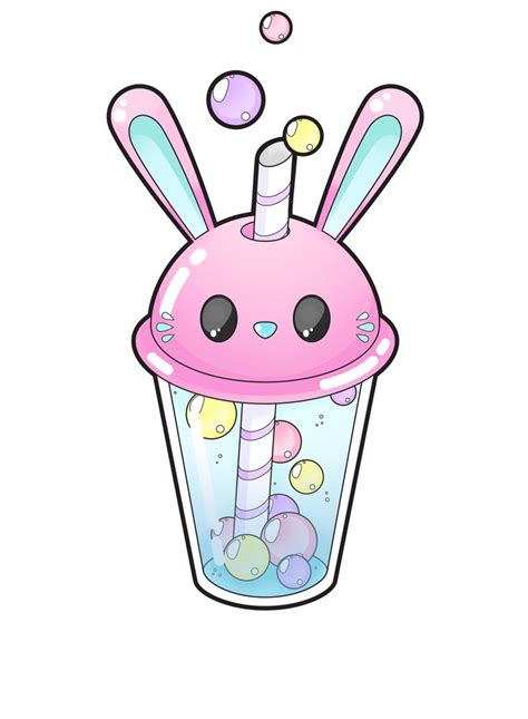 Bunny Bubble Tea By Meloxi On Deviantart Чай с шариками Грифонаж