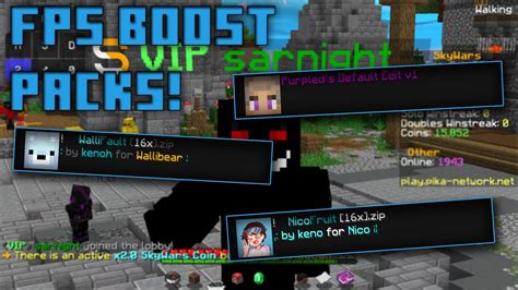 Top 3 Best Texture Packs For Minecraft Bedwars Fps Boost 189