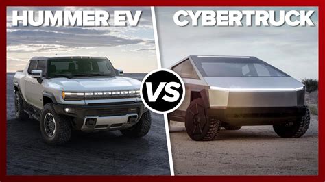 Gmc Hummer Ev Vs Tesla Cybertruck Shocking Performance Youtube