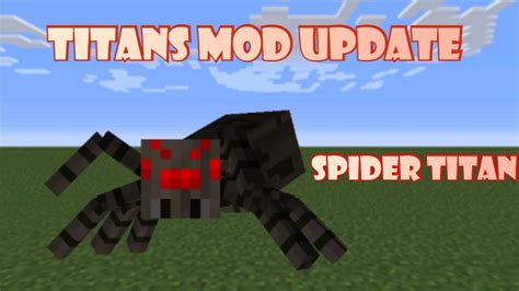 Spider Titan Add On MCPE MCBE Add On Showcase YouTube