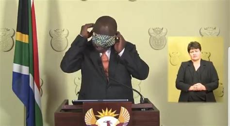 Cyril Ramaphosa Trolled After Struggling To Wear Mask On Live Tv