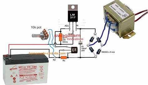 20a battery charger circuit diagram