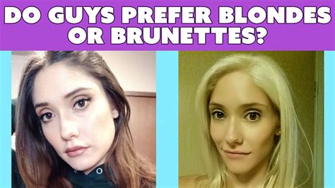 Do Blondes Have More Fun Than Brunettes My Experience Youtube