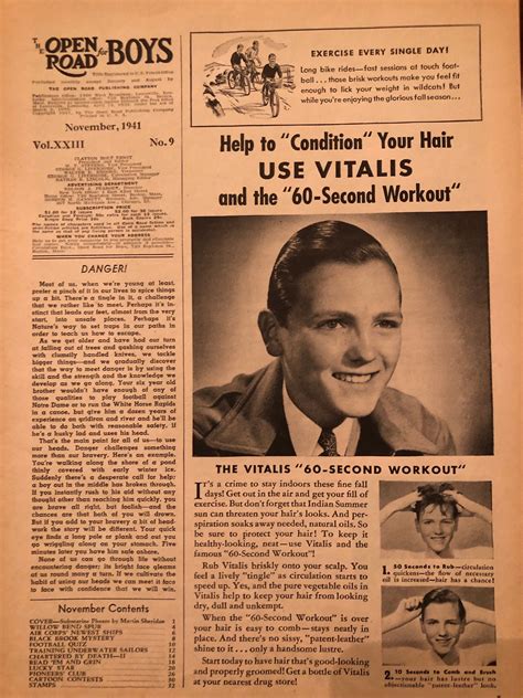 Collectible Boys Vintage Magazine November 1940 Newest In Etsy