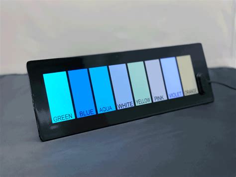 Sample Multi Color Panel Lumilor