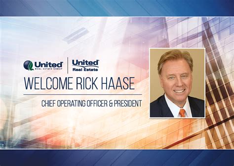 United® Names Richard Haase As President Of United Real Esta