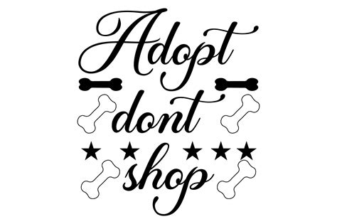 Adopt Don't Shop Graphic by Vector Lab · Creative Fabrica