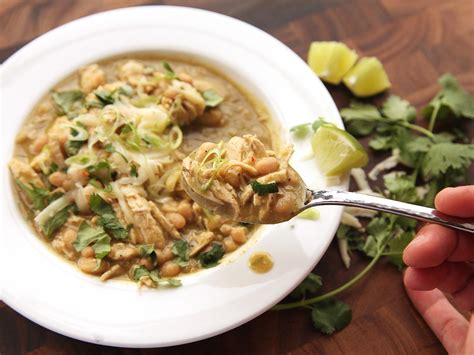 I started out with a few other recipes, and have tweaked this to our family's taste. The Best White Chili With Chicken Recipe | Serious Eats