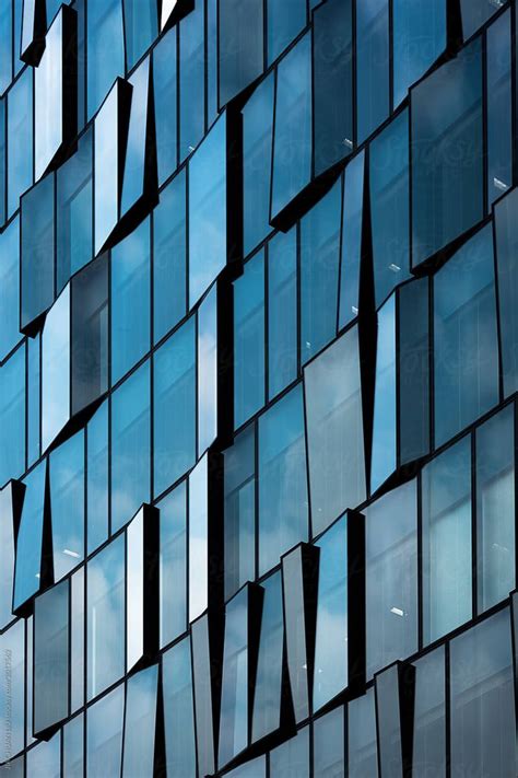 Opened Glass Building Windows By Stocksy Contributor Jiachuan Liu