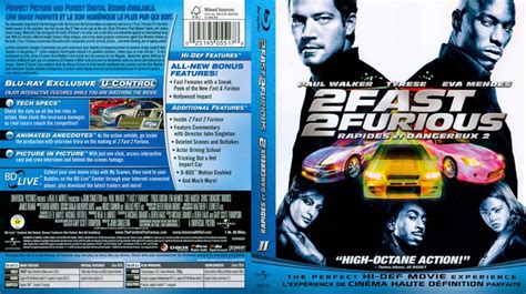 2 Fast 2 Furious Movie Blu Ray Scanned Covers 2 Fast 2 Furious Br