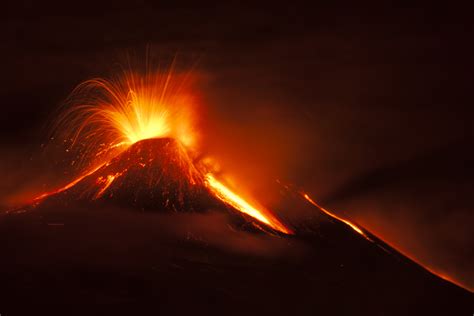 Etna Immagini Delle Eruzioni