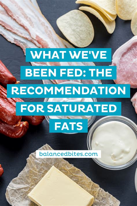 What We Ve Been Fed The Recommendation For Saturated Fats Balanced Bites Squeaky Clean Heat