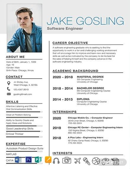 Looking for resume freshers format free excel templates? Free Download 15+ Template CV Kreatif [Word, PSD, Dll ...