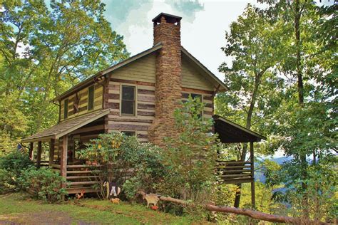 Classic Stonebridge Antique Log Cabin With Long Range Mountain Views