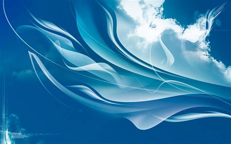 Sky Blue Abstract Wallpapers On Wallpaperdog