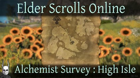 Alchemist Survey High Isle Elder Scrolls Online Eso Youtube