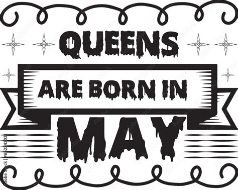 Queens Are Born In Svg Birthday Svg Birthday Queen Svg For Cricut
