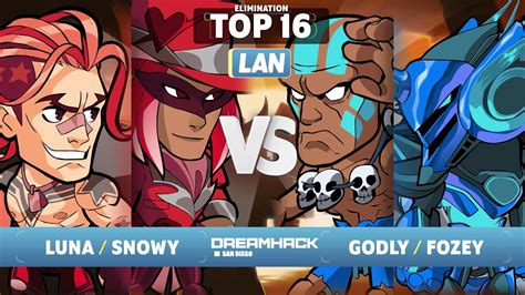 Luna Snowy Vs Godly Fozey Top 16 Elimination Dreamhack San