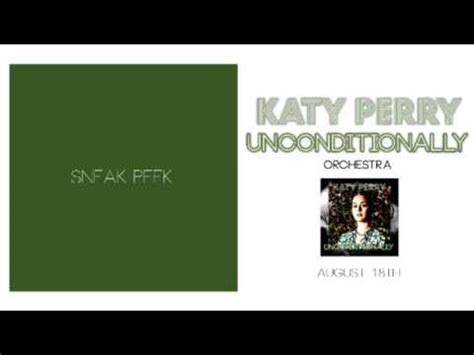 Katy Perry Unconditionally Orchestra Sneak Peek YouTube
