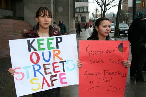 revolving door rally opposes release of sex offender targeting aboriginal girls vancouver