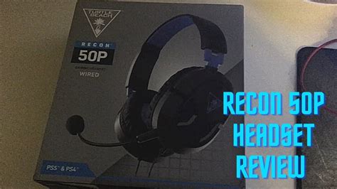 Turtle Beach Recon 50P Wired Gaming Headset Review Mic Test YouTube