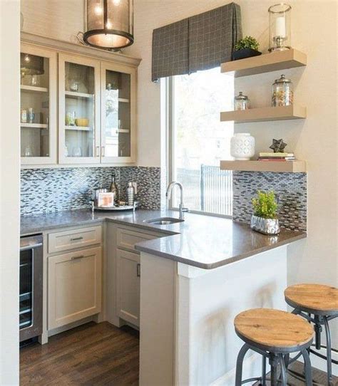 Awesome 49 Creative Small Kitchen Design Ideas For Your Apartment