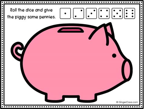 Feed The Piggy Bank Math Activity Fun Free Printable